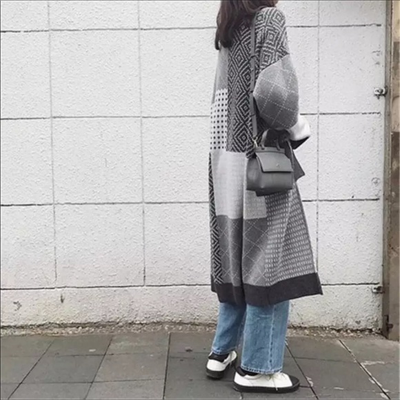 Knitted long sleeve cardigan - Picture 3 of 8